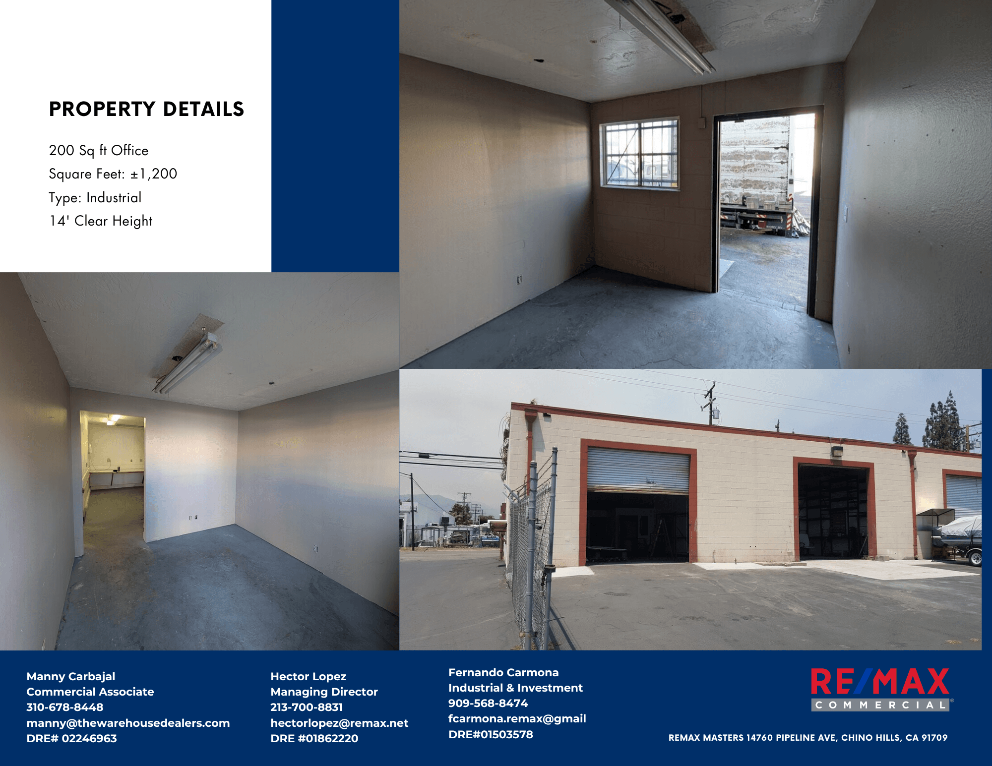 Unit #5 1,200 SF of Industrial Space Available in Ontario, CA 91762 2
